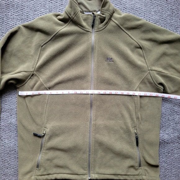 Helly hansen men's zip up fleece size XL sweater sweatshirt green long sleeve - Picture 9 of 14